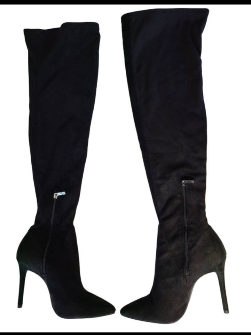 Jessica Simpson JS-LADEE Black Over the Knee Stiletto Boots 9.5